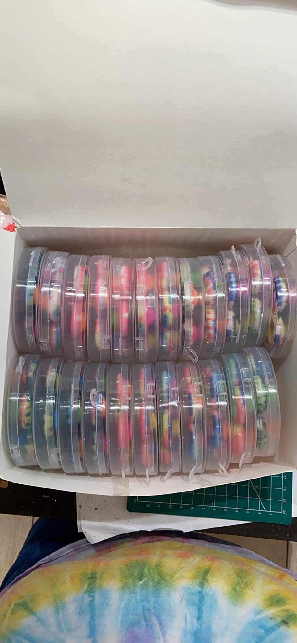 24 Pack Party Favors Fidget Spinners Bulk for Kids Adult, Sensory Fidget Toys, Gift Box Toys for Classroom Prizes Rewards Goodie Bags Stuffers Gifts for Kids, Adult Anxiety Sensory Toys customer photo 2