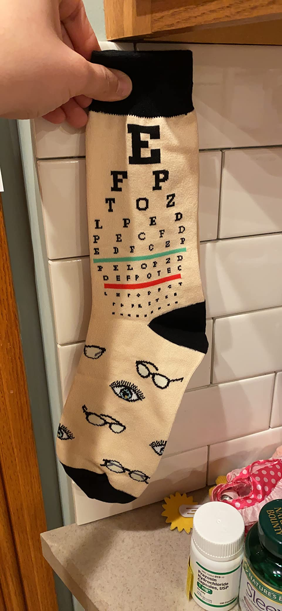 HAPPYPOP Nurse Doctor Vet Tech Gifts - Ophthalmologist Cancer Gift, Drs Day Nurse Week Socks customer photo 2