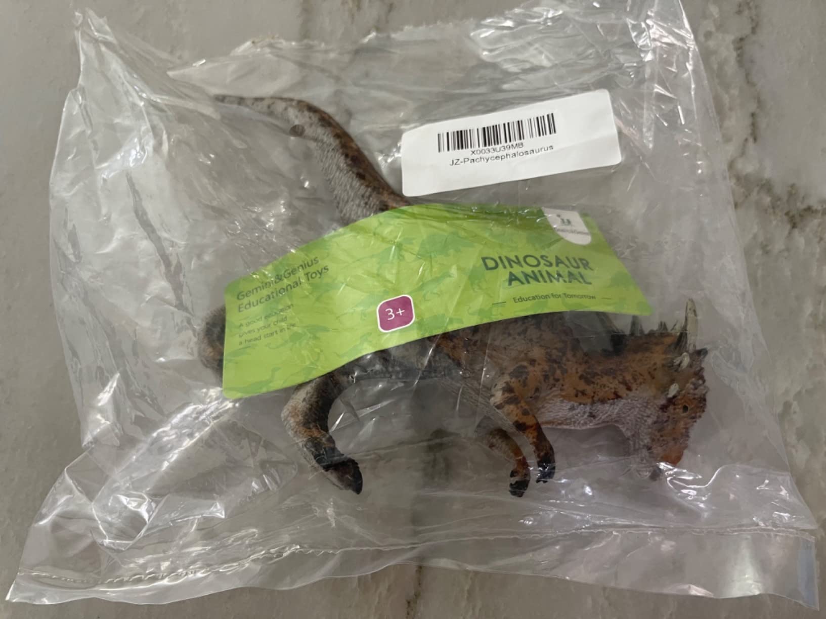 Gemini&Genius Dinosaur Toy Pachycephalosaurus for Kids, Dino World Figurine customer photo 1