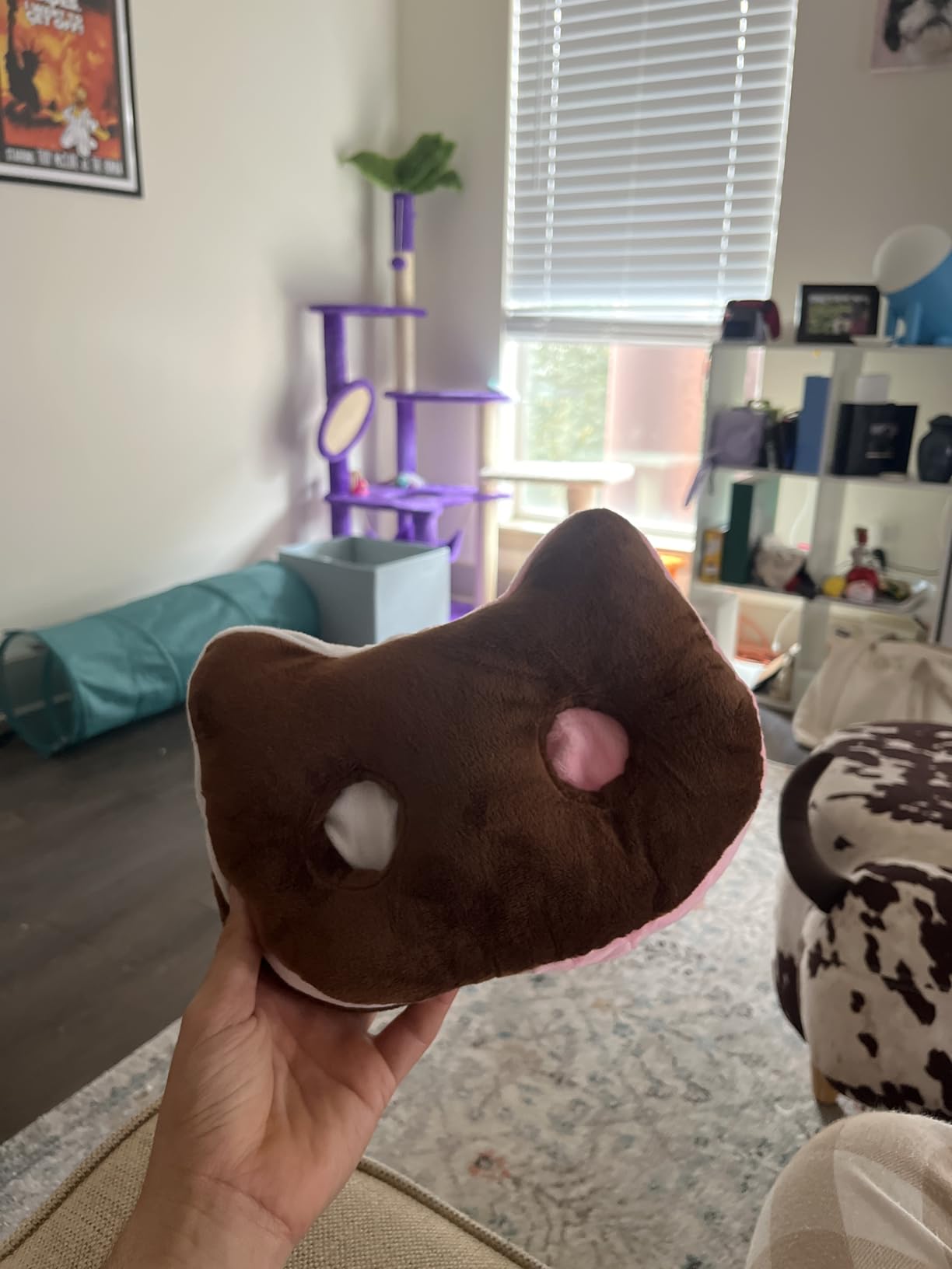 Cookie Cat Plush Pillow 9.84 Inch customer photo 1