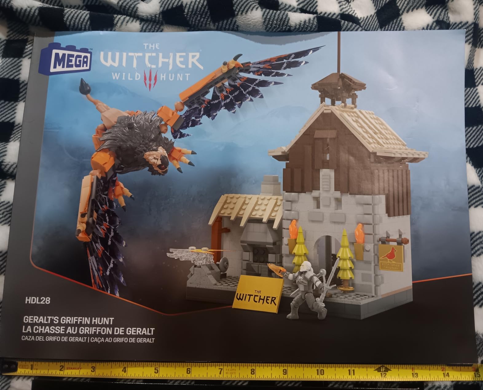 MEGA The Witcher Building Toys Set, Geralt’s Griffin Hunt with 1170 Pieces, 1 Micro Action Figure and Accessories, Adult Collectible customer photo 1