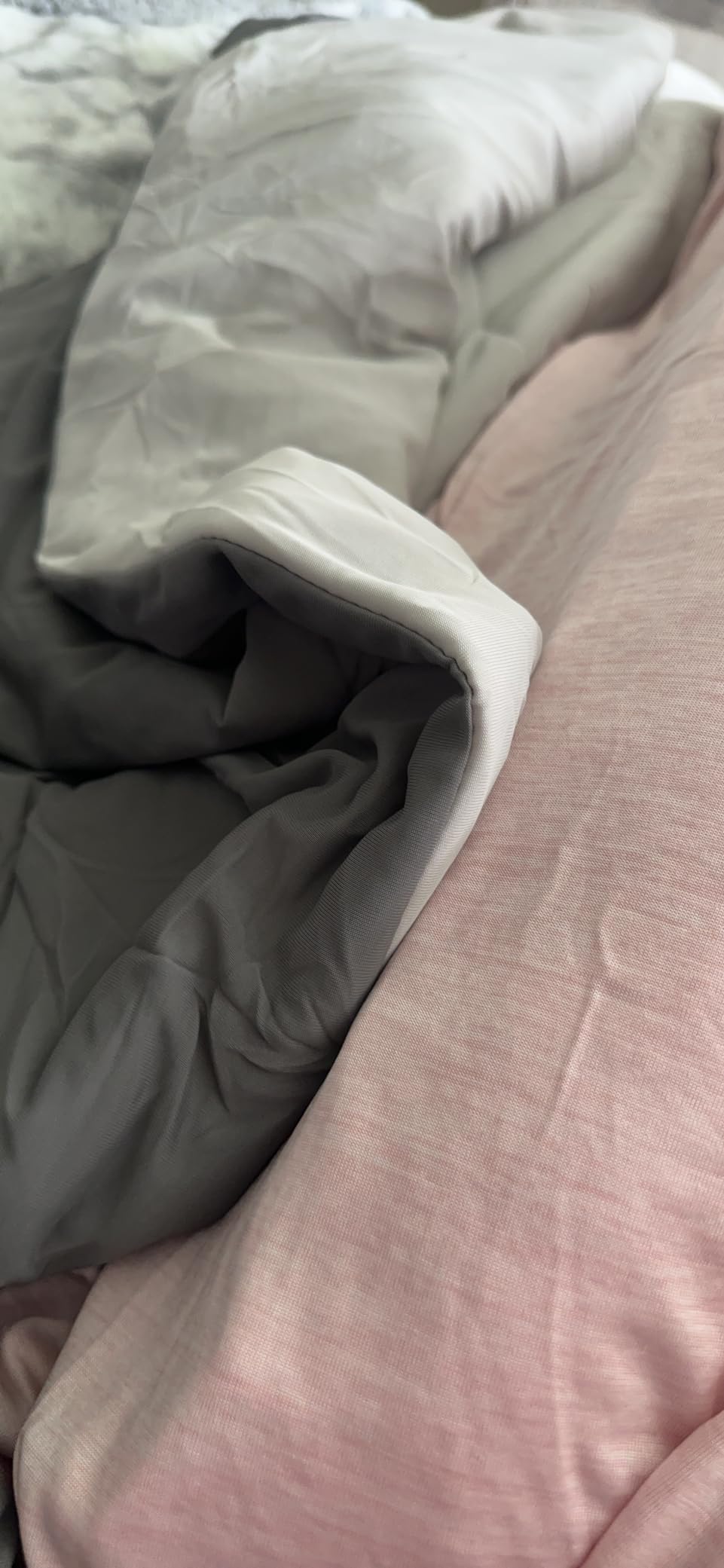 HOMFINE Cooling Blanket for Hot Sleepers Twin Size, Grey 60