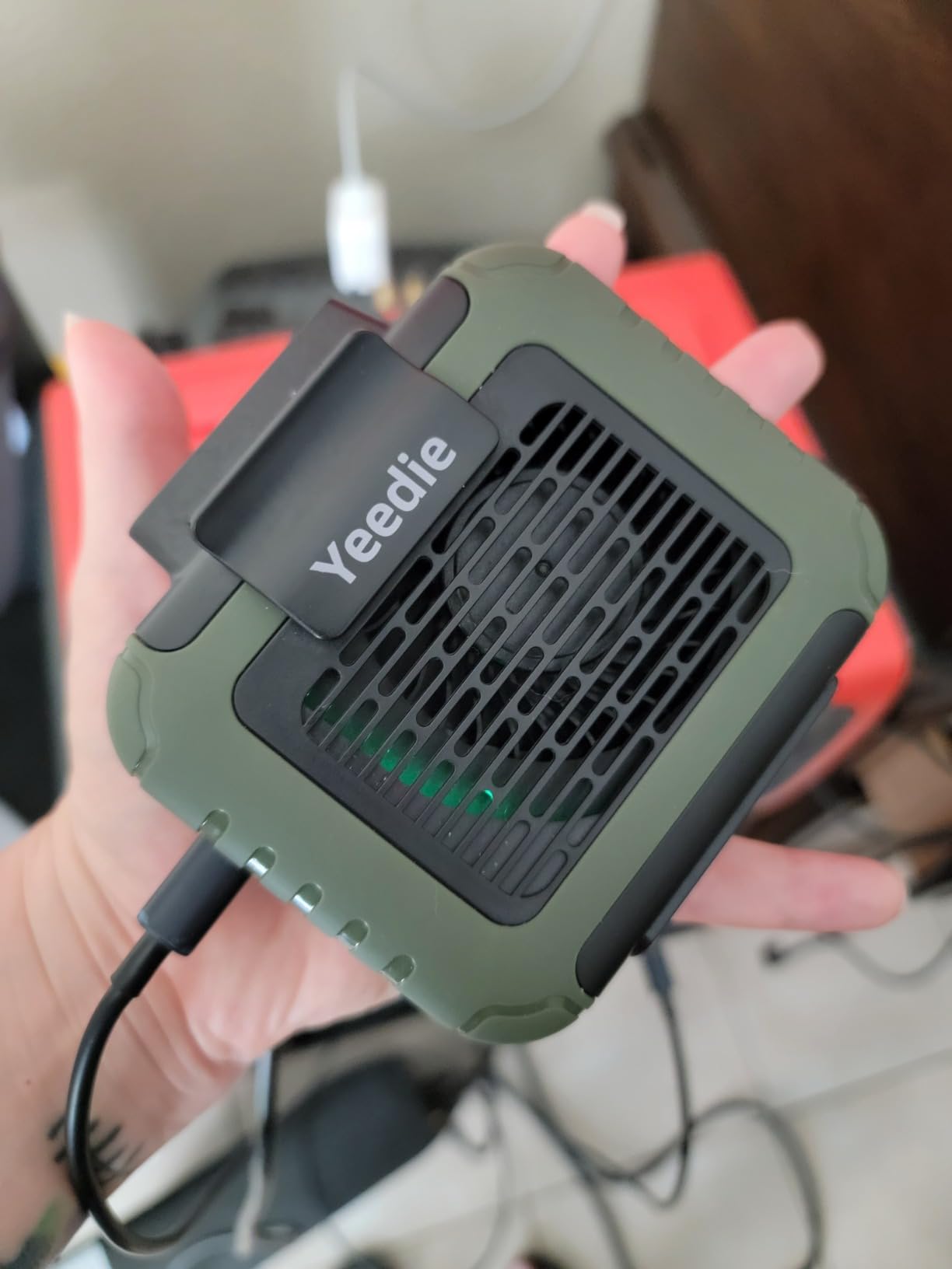 Portable Waist Under Shirt Fan, 23H Working Time, 6200 RPM Strong Airflow customer photo 1