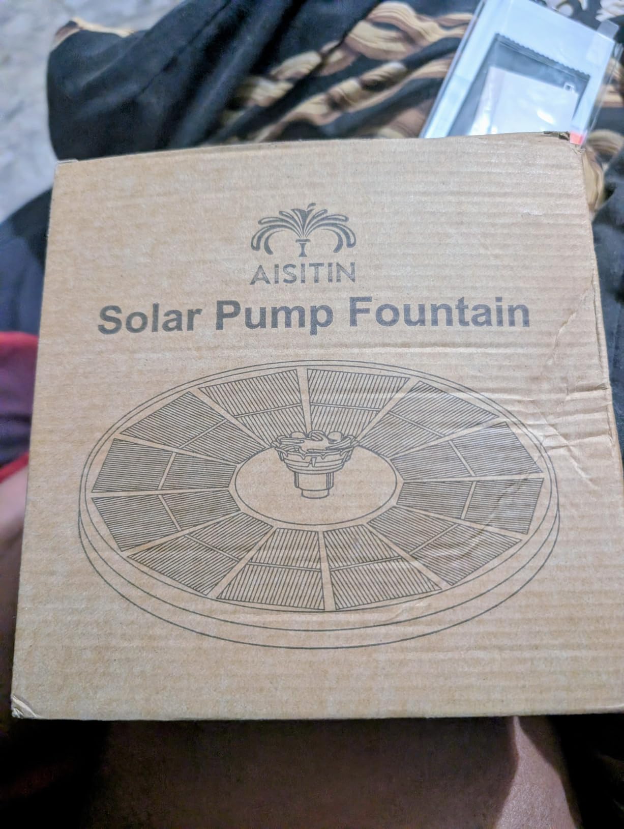 AISITIN 3.5W Solar Fountain Pump for Bird Bath Separated Design & 8 Nozzles customer photo 1