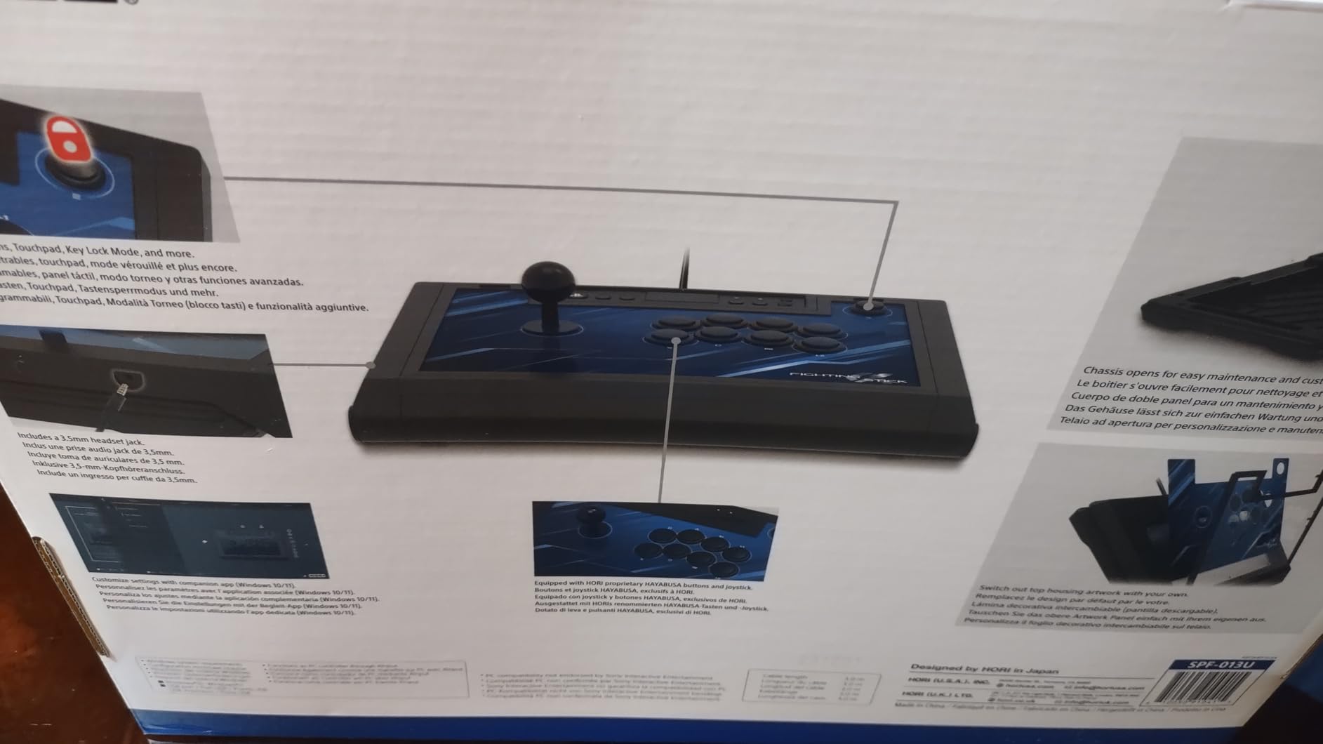 HORI PlayStation 5 Fighting Stick Alpha - Tournament Grade Fightstick for PS5, PS4, PC - Officially Licensed by Sony customer photo 1