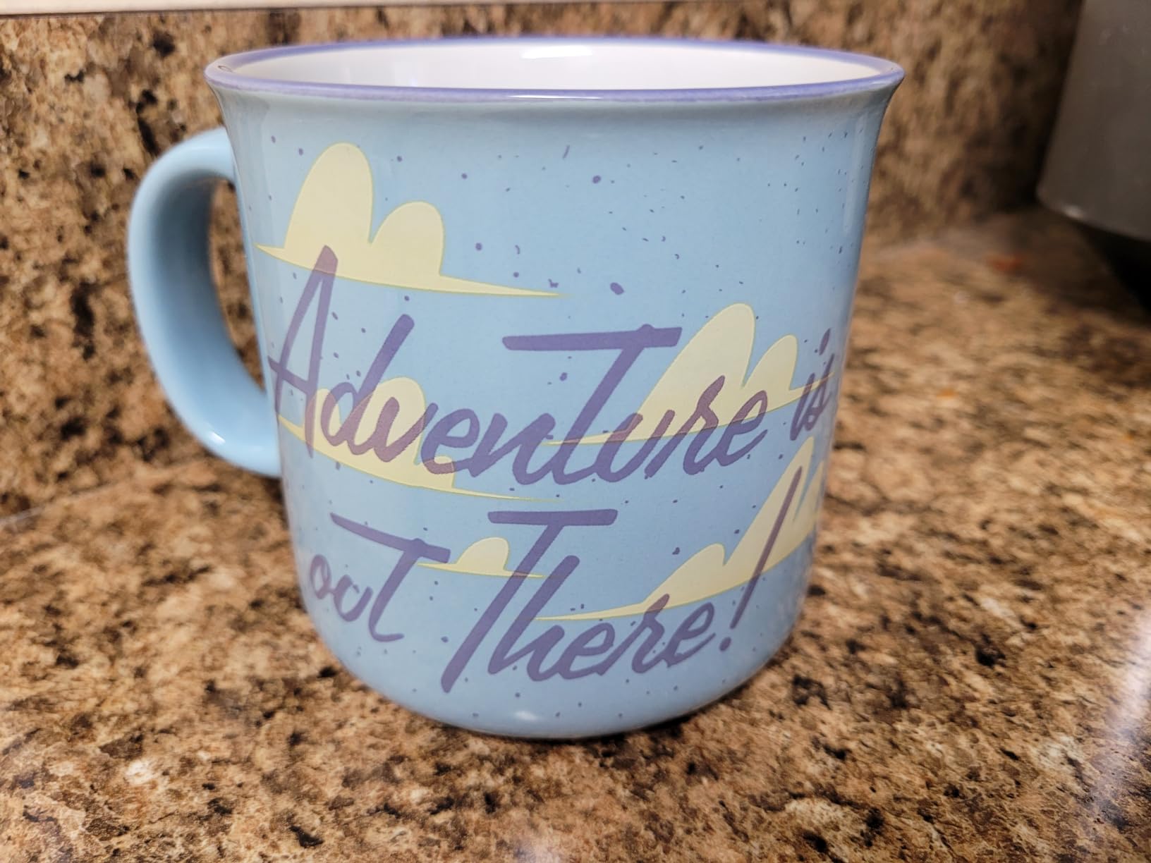 Disney Pixar UP Adventure Is Out There 20-Ounce Ceramic Camper Mug | BPA-Free Travel Coffee Cup For Espresso, Caffeine, Cocoa | Home & Kitchen Essentials, Cute Gifts and Collectibles customer photo 2