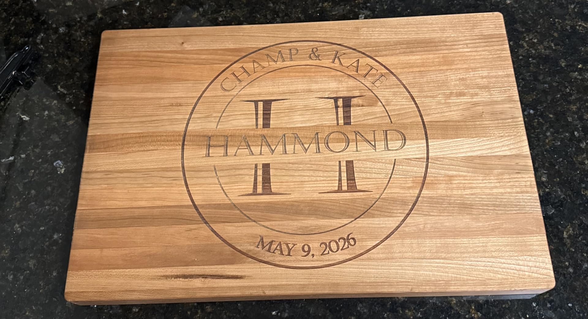 Blue Ridge Mountain Gifts Personalized Wood Cutting Board customer photo 2
