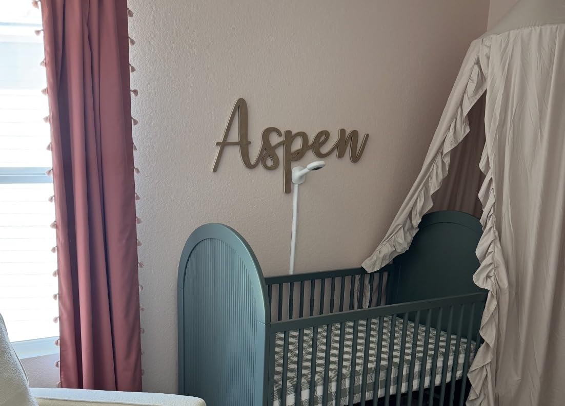 Personalized Custom Wood Name Sign, Nursery Name Signs, Family Wooden Baby Name Signs, Choice of Size & Fonts! customer photo 2