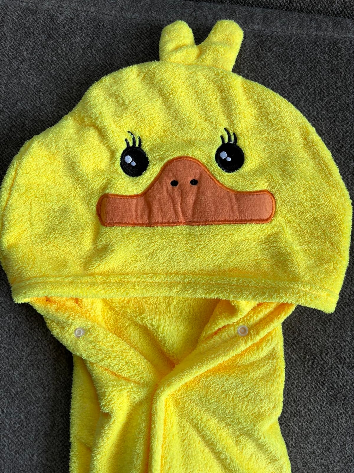 Hooded Baby Towels,Soft Toddler Bath Towel,Gifts for Boy and Girl (Yellow Duck) customer photo 1