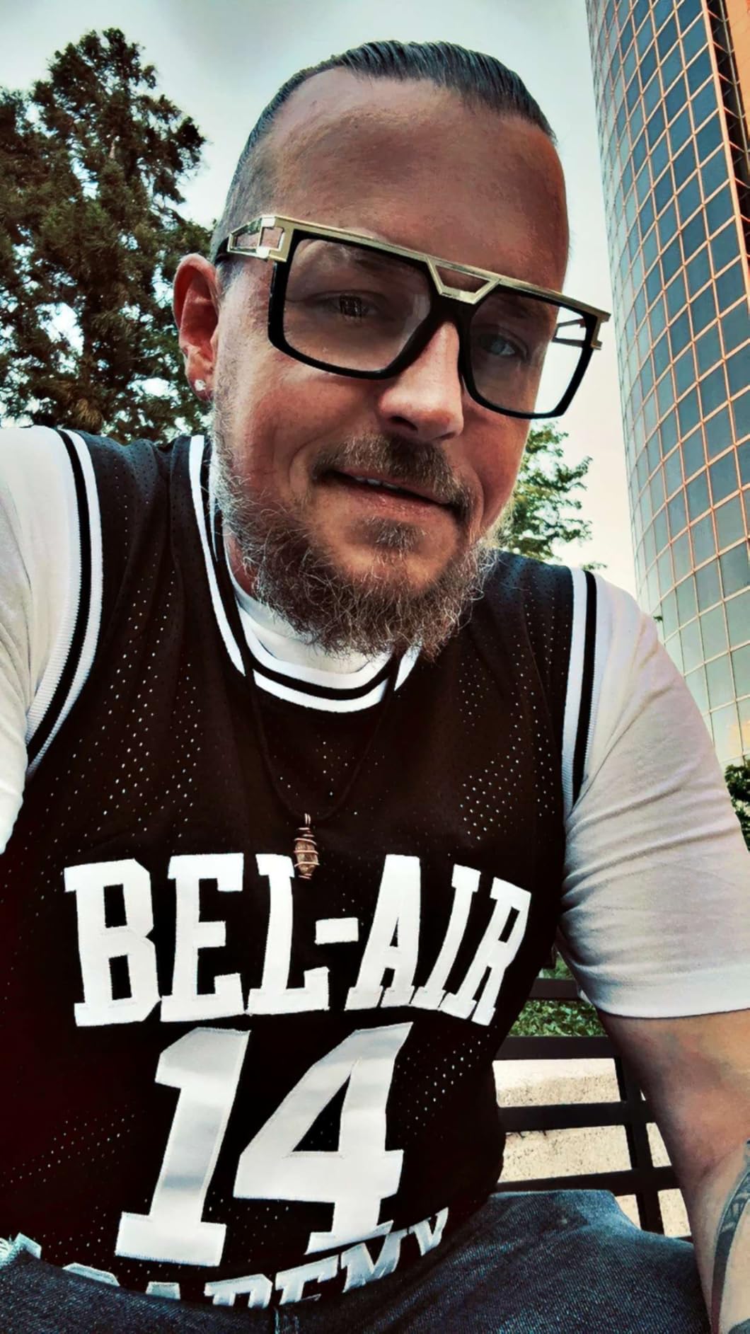 Amzdest 90s The Fresh Prince of Bel Air Academy #14 Jersey Shirt for Men and Women, Unisex Basketball Jersey for Theme Party customer photo 1