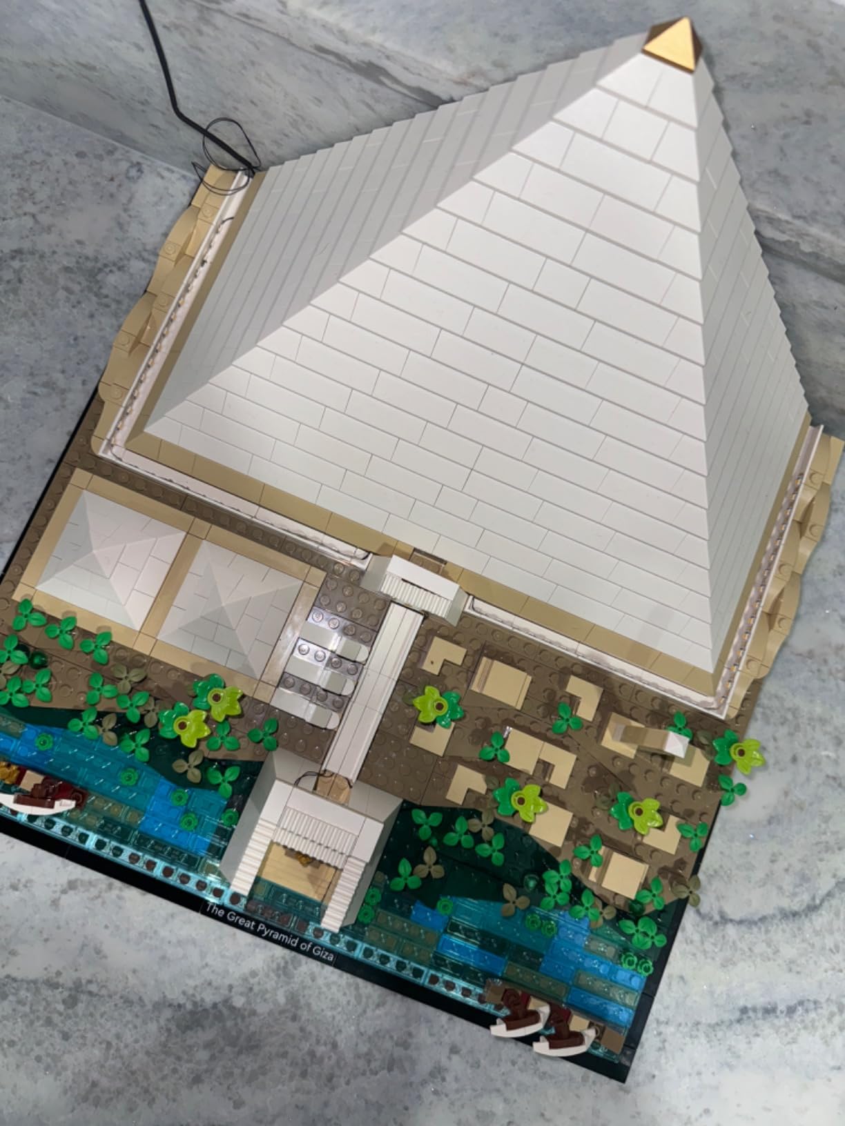 LEGO Architecture Great Pyramid of Giza Set 21058, Home Décor Model Building Kit, Creative DIY Activity, Famous Landmarks Collection customer photo 2