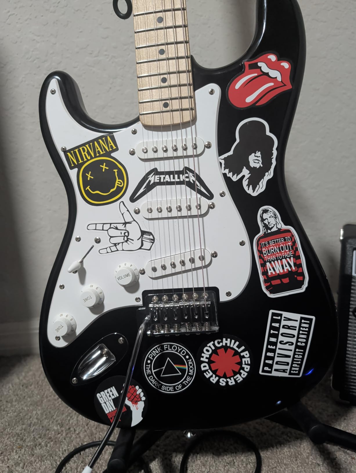 100 Pcs Rock Band Music Stickers – Durable and Waterproof Vinyl Stickers Featuring Iconic Bands | Punk, Metal, Rock Decals | Scratch-Resistant, Vibrant Colors for Laptops, Guitars, Water Bottles customer photo 1