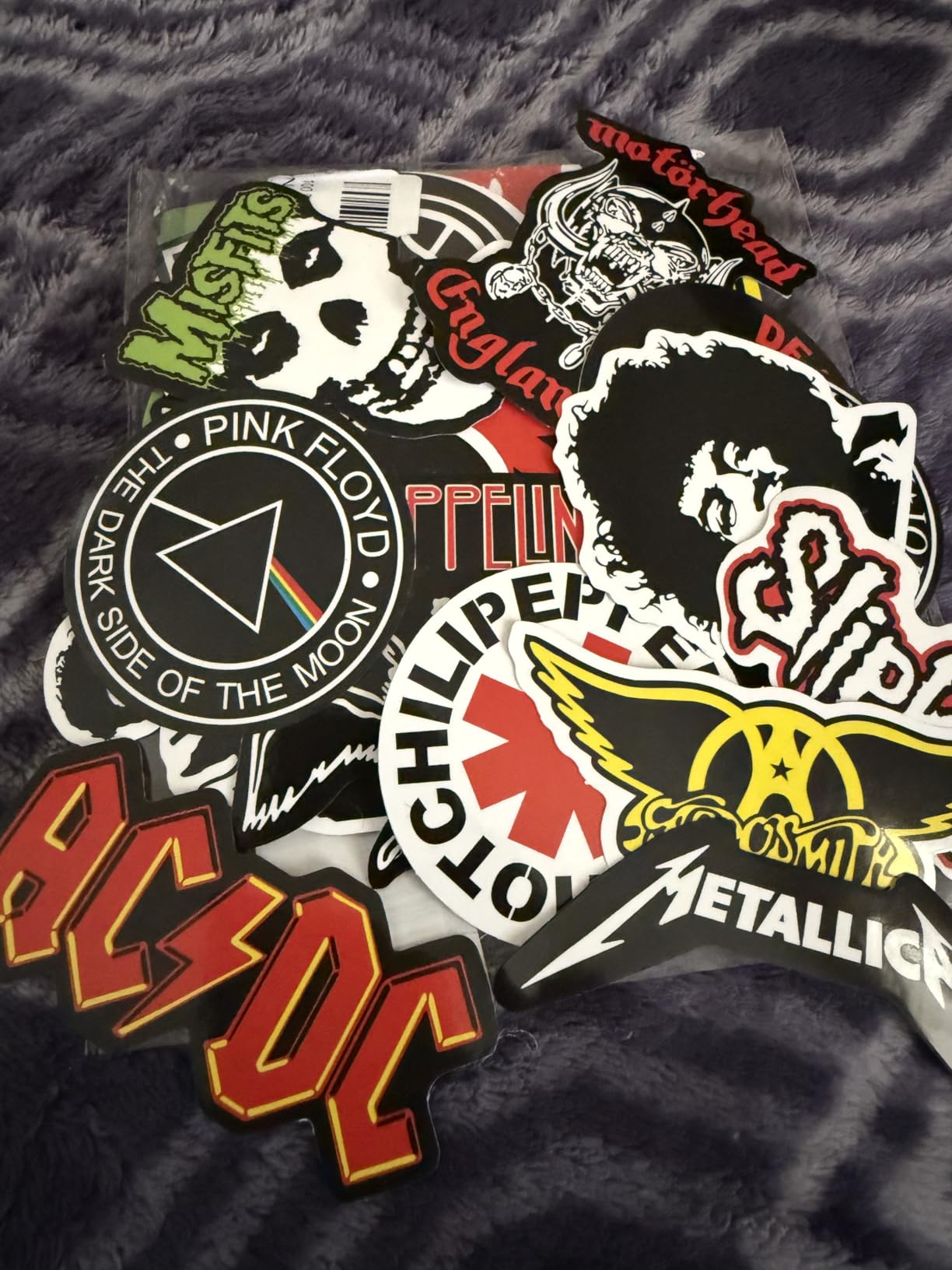100 Pcs Rock Band Music Stickers – Durable and Waterproof Vinyl Stickers Featuring Iconic Bands | Punk, Metal, Rock Decals | Scratch-Resistant, Vibrant Colors for Laptops, Guitars, Water Bottles customer photo 2