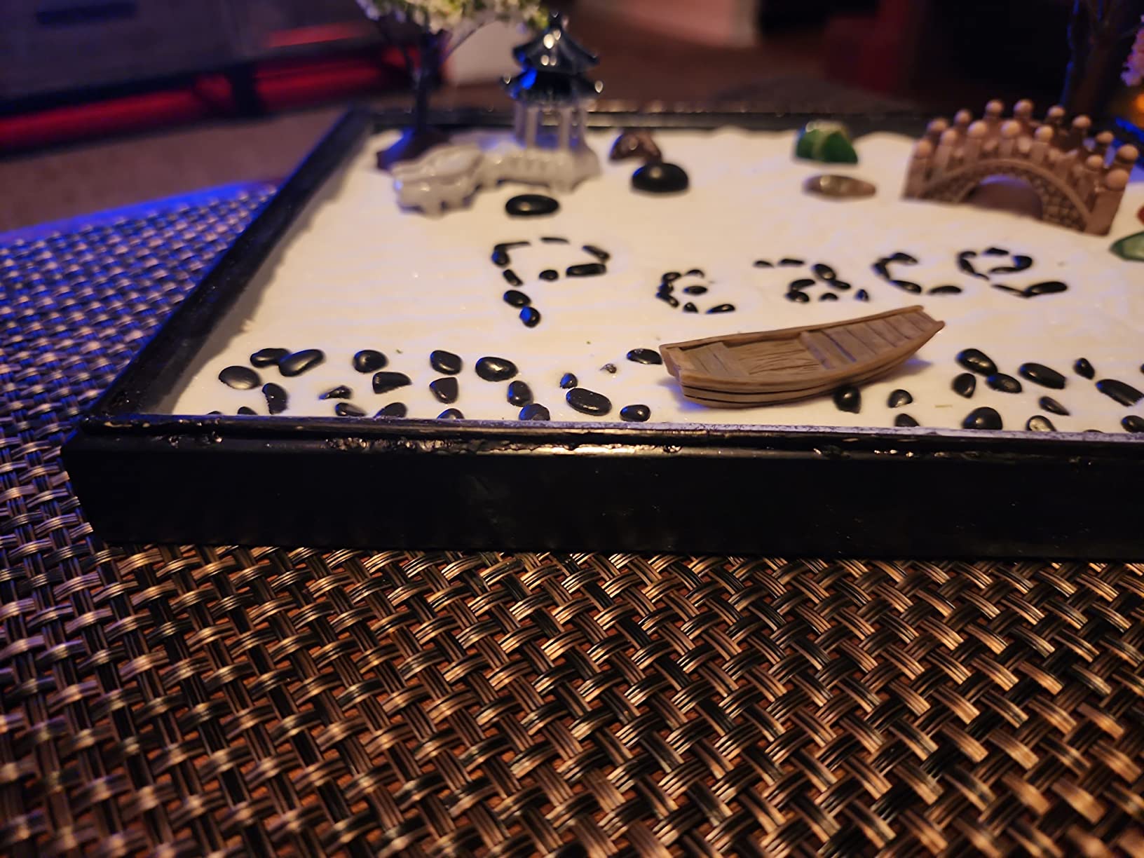Mini Zen Garden, White Sand, 10