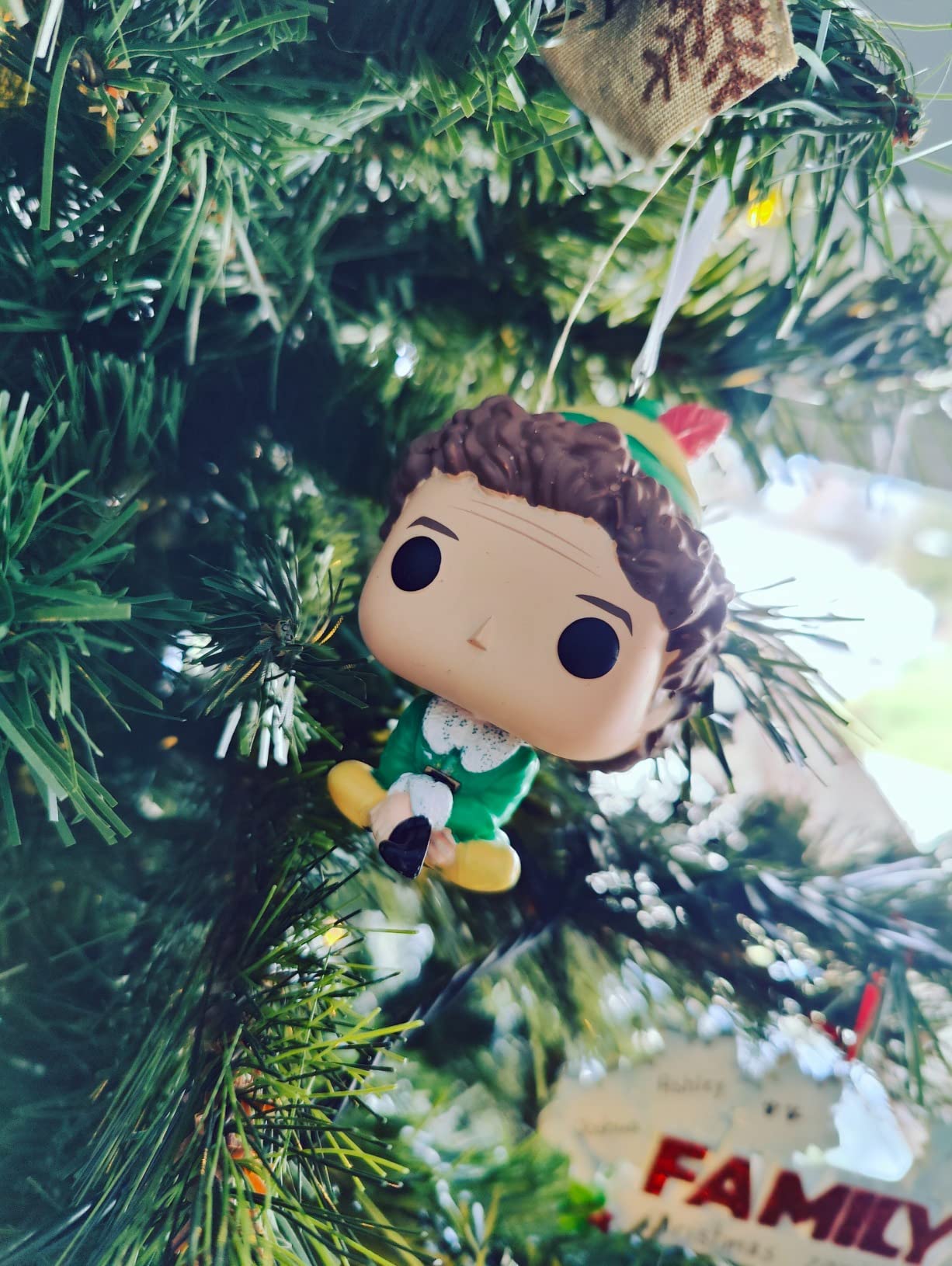 Hallmark Elf Buddy the Elf Funko POP! Christmas Ornament customer photo 1
