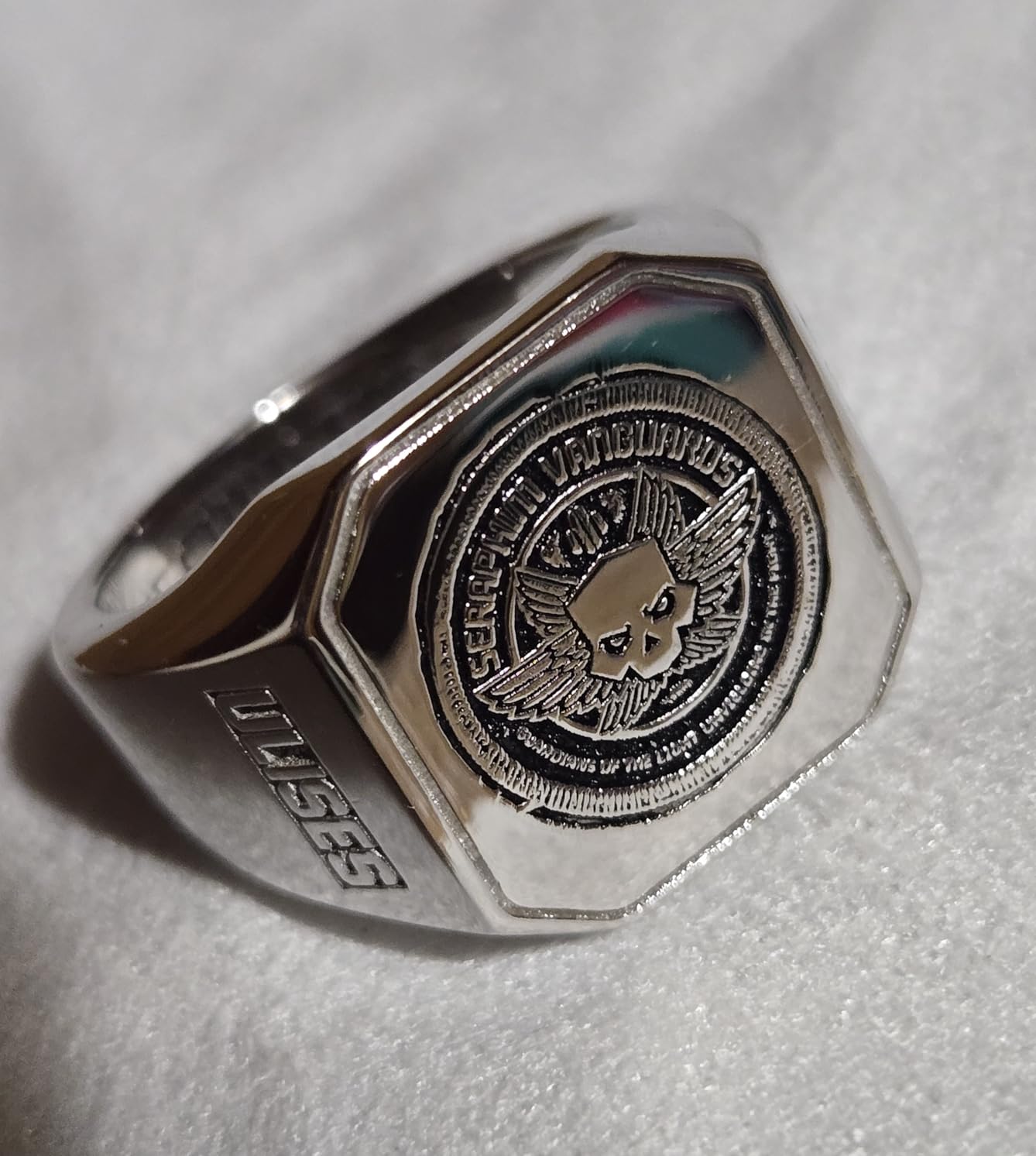 AILIN Vintage Custom Signet Ring 925 Sterling Silver/Brass Personalized Engraved Badge Family Crests Coat Of Arms Rings Jewelry Graduation Party Birthday Gifts For Men Women Father Dad customer photo 2