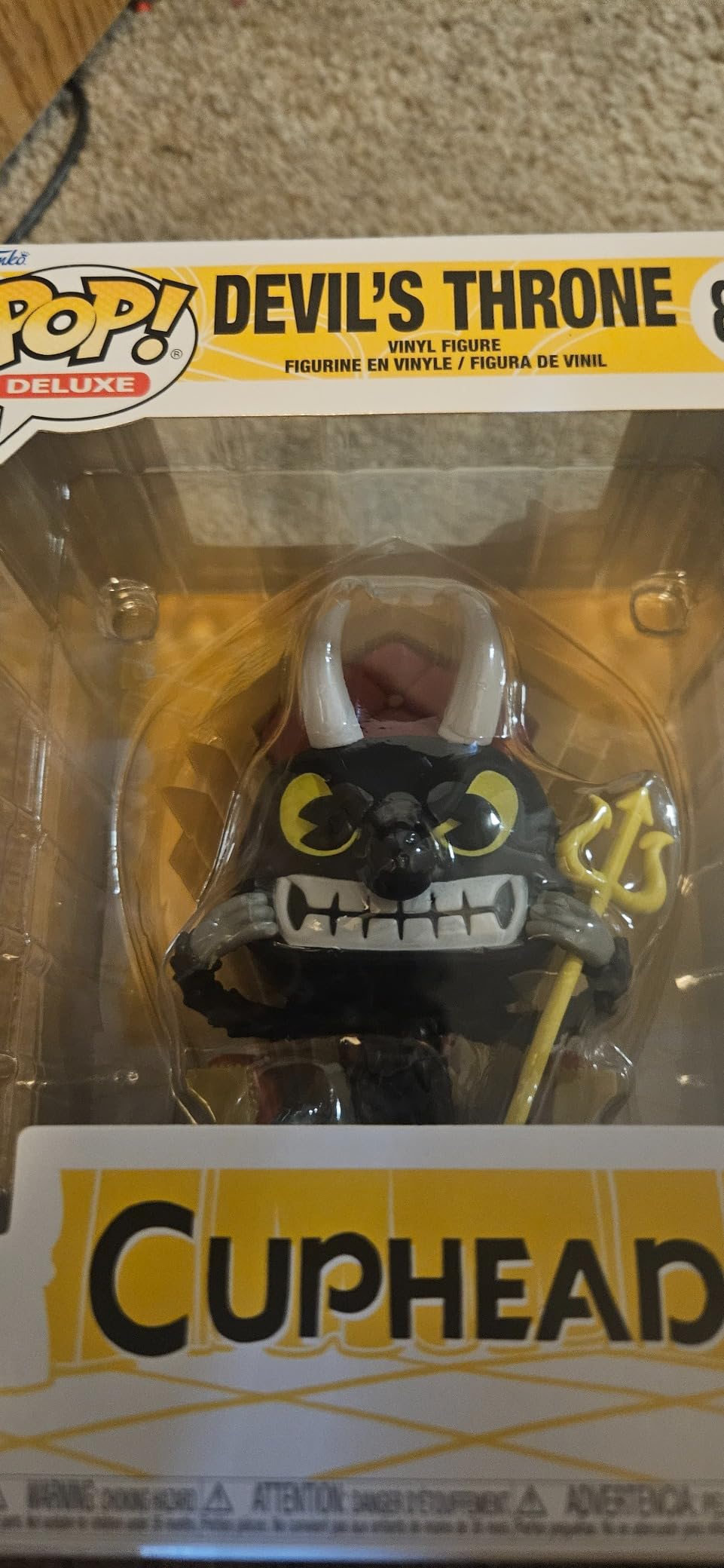 Funko POP! Deluxe: Cuphead - The Devil in Chair | Official Video Games Merch - Collectable Vinyl Figurine for Shelf Display - Birthday Gift Idea for Fans and Collectors customer photo 1