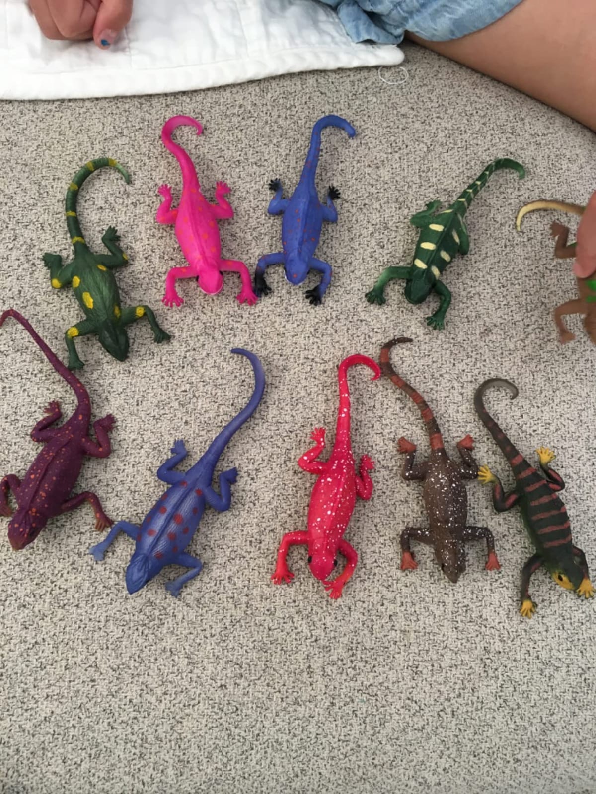 10PCS Lizard Animal Figurines, Color Changing Chameleon Toy customer photo 1