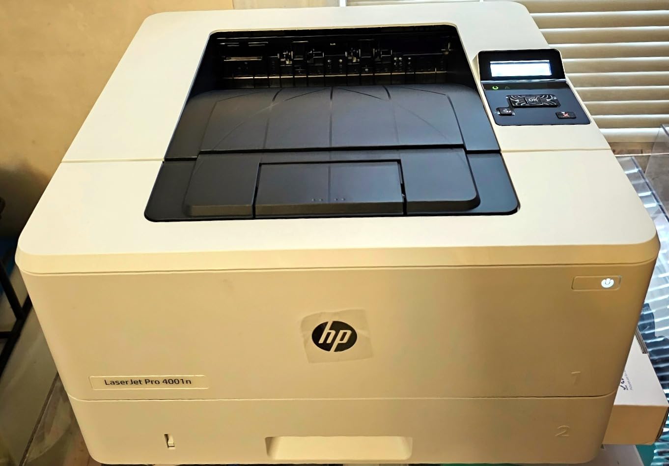 HP LaserJet Pro 4001n Black & White Printer, Print, Fast speeds, Easy Setup, Mobile Printing, Advanced Security, USB, Ethernet Connection, Best-for-Office customer photo 1