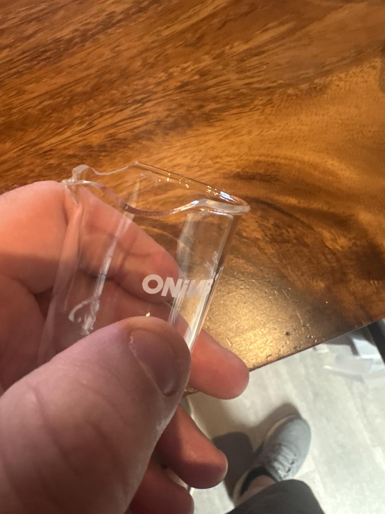 ONiLAB Glass Measuring Beaker Set 50ml 100ml 250ml 500ml 1000ml(Pack of 5) customer photo 1