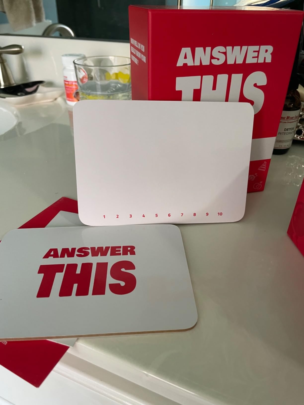 Answer This - Couples Game - Do You Really Know Your Partner? - 150 Conversation Cards for Date Night or Valentines – Anniversary or Engagement Gift for Adults customer photo 1