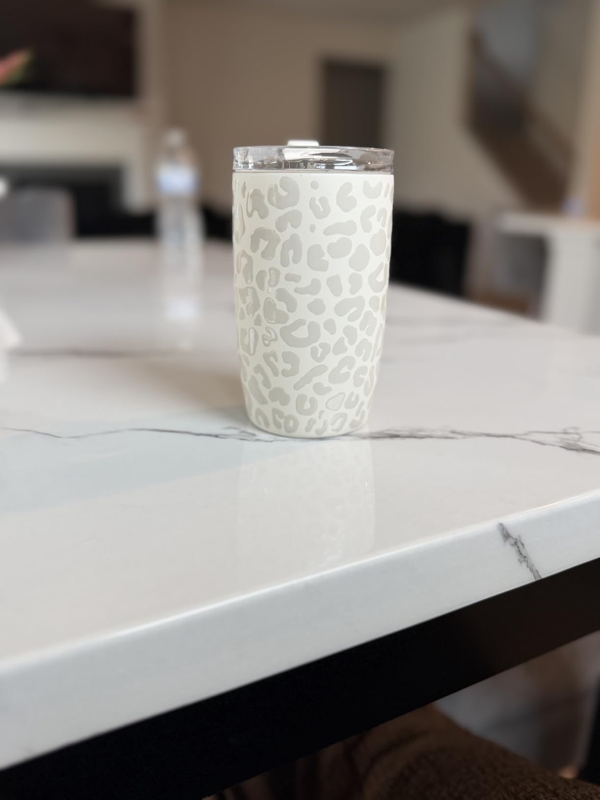 Simple Modern Travel Coffee Mug with Lid | 16oz | Leopard customer photo 2