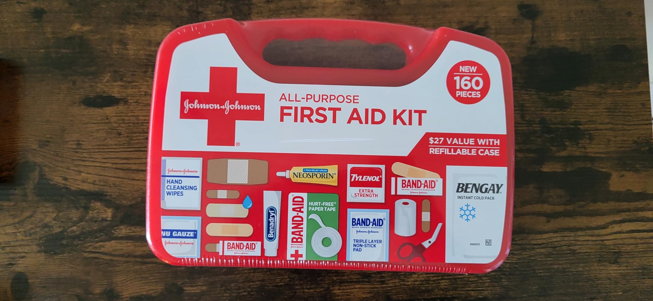 BAND-AID Brand Travel Ready Portable First Aid Kit, 80 Piece customer photo 2