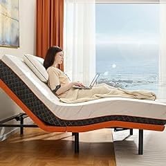 ESHINE Adjustable Bed Frame Split King - Electric Base with Massage, Wireless Remote, Foot&Head Incline, Zero Gravity, Dual USB Ports, Under Bed Light, Split King (2 Twin XL), 3100 Series customer photo 1