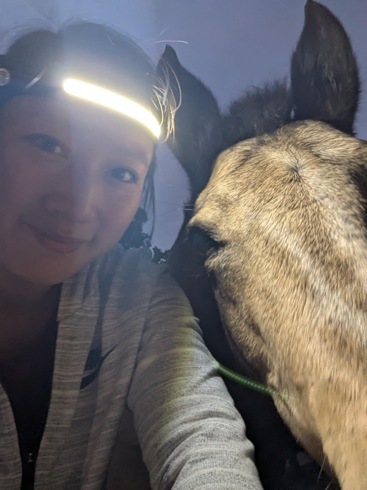 Headlamp Rechargeable, 230° Wide Beam Head Lamp LED with Motion Sensor for Adults - Camping Accessories Gear, Waterproof Head Light Flashlight for Hiking, Running, Repairing, Fishing, Cycling customer photo 1
