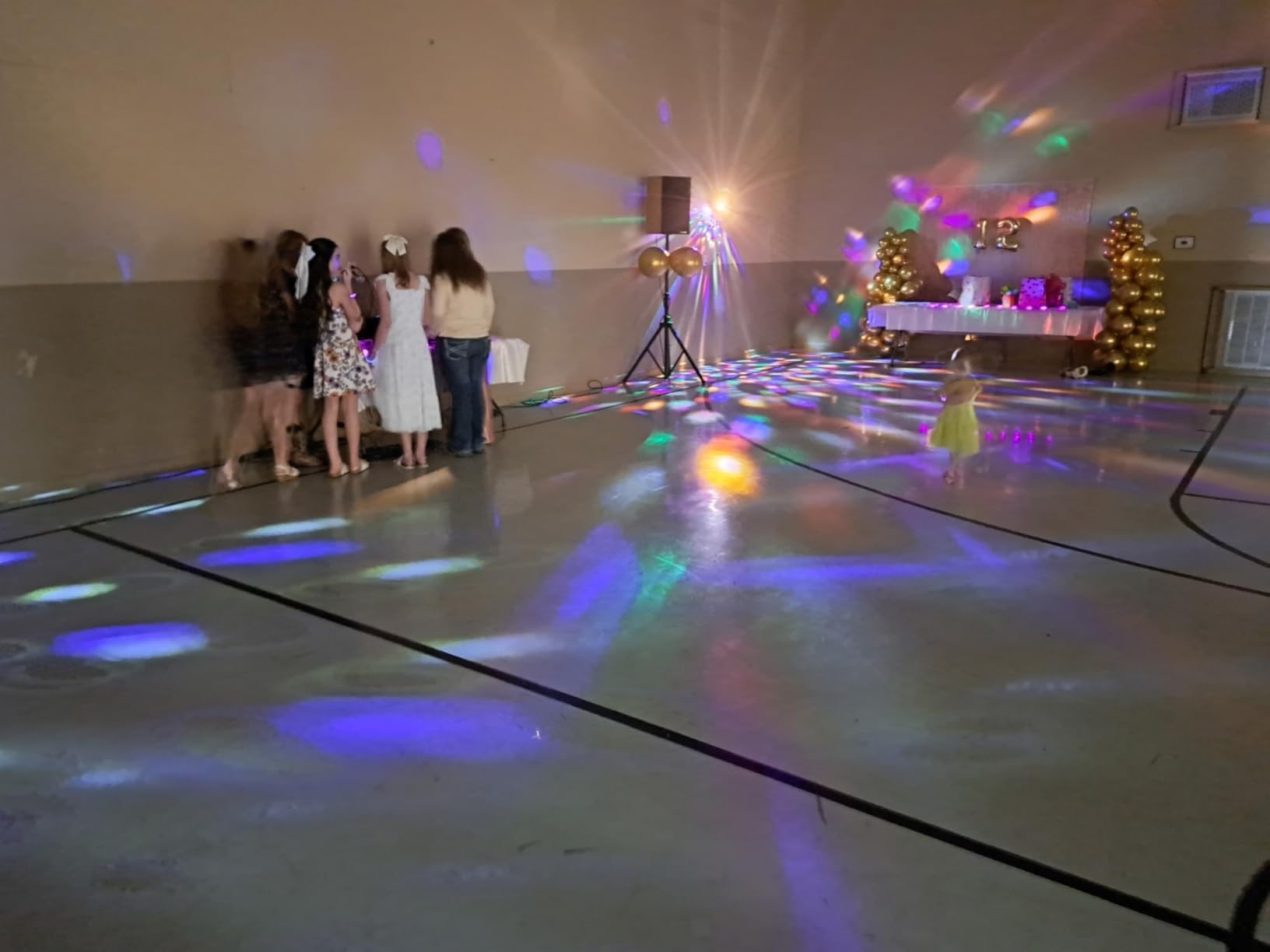 NEQUARE Disco Ball DJ Party Lights Sound Activated with Remote Control Strobe Lamp 7 Modes Stage Light (3-Pack) customer photo 1