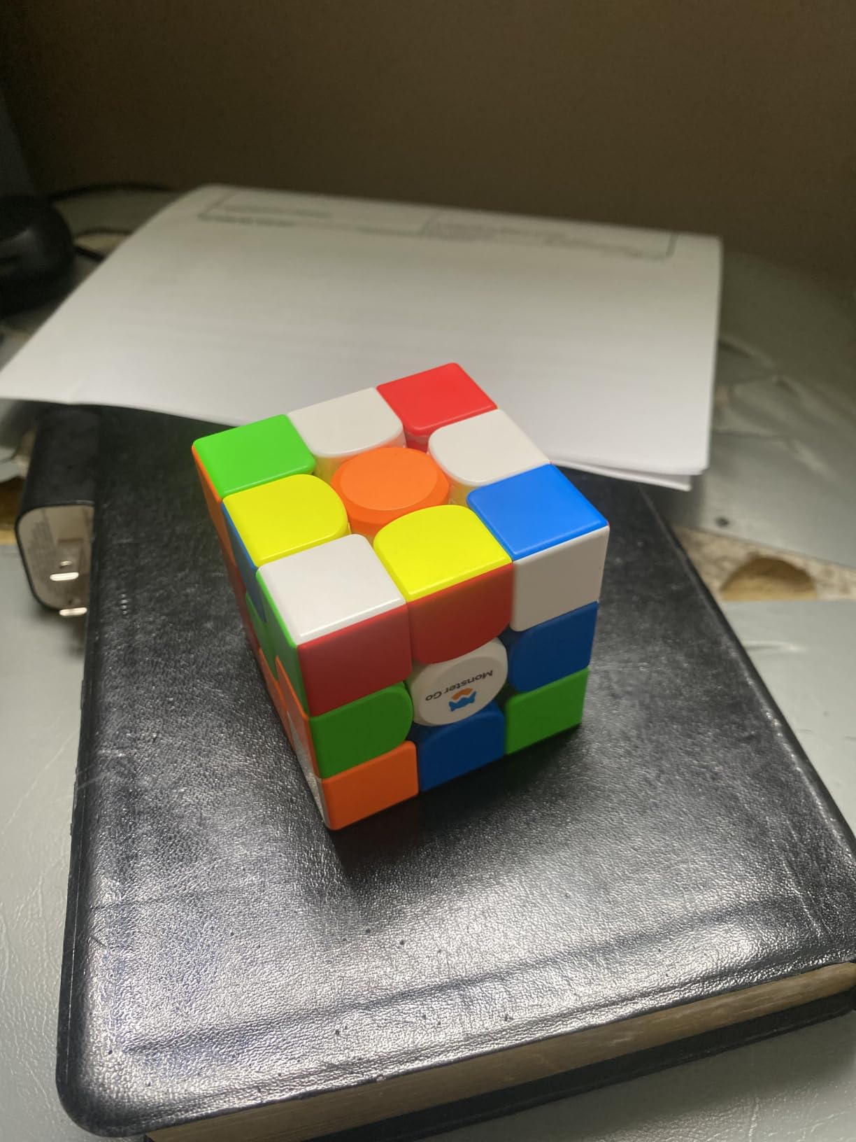 Monster Go Magnetic 3x3 Speed Cube, 48 Magnets Magic Cube Stickerless Puzzle Toy 3D for Kids Beginners Practices Educational MG EDU 56mm customer photo 2