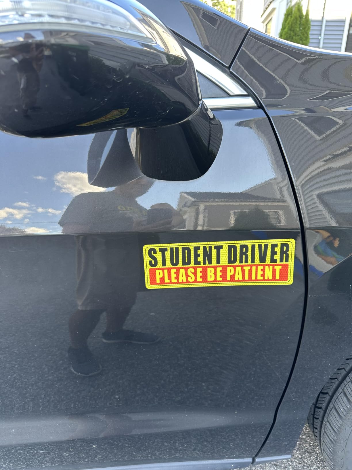 Sukh Student Driver Magnet for Car, 3 Pack New Driver Reflective Signs customer photo 1