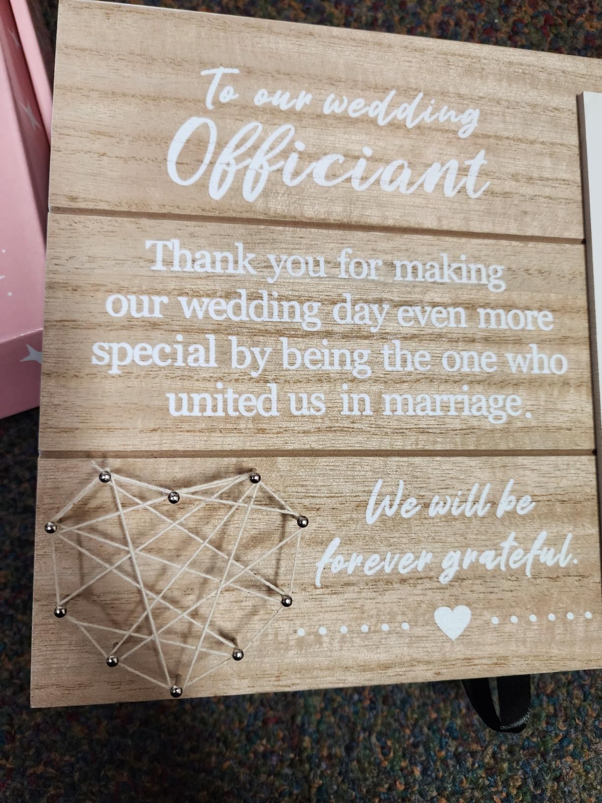 Picture Frame Gift for Sister from Bride-Thank You for Being Such a Wonderful Sister Today and Always-Wedding Present for Sis-Bridal Shower Present for Sis-Photo Frame Gift for Maid of Honor customer photo 2