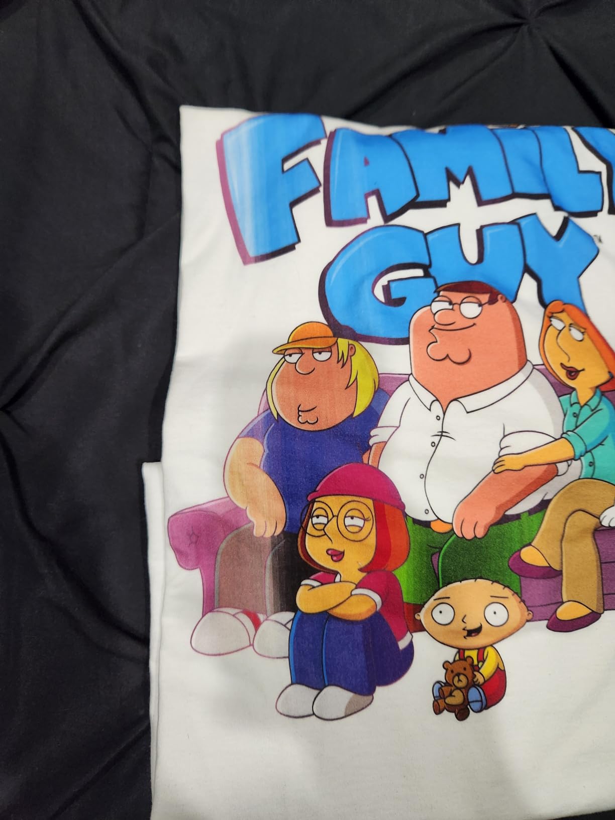 Family Guy Griffin Family with Logo Cartoon T-Shirt customer photo 2