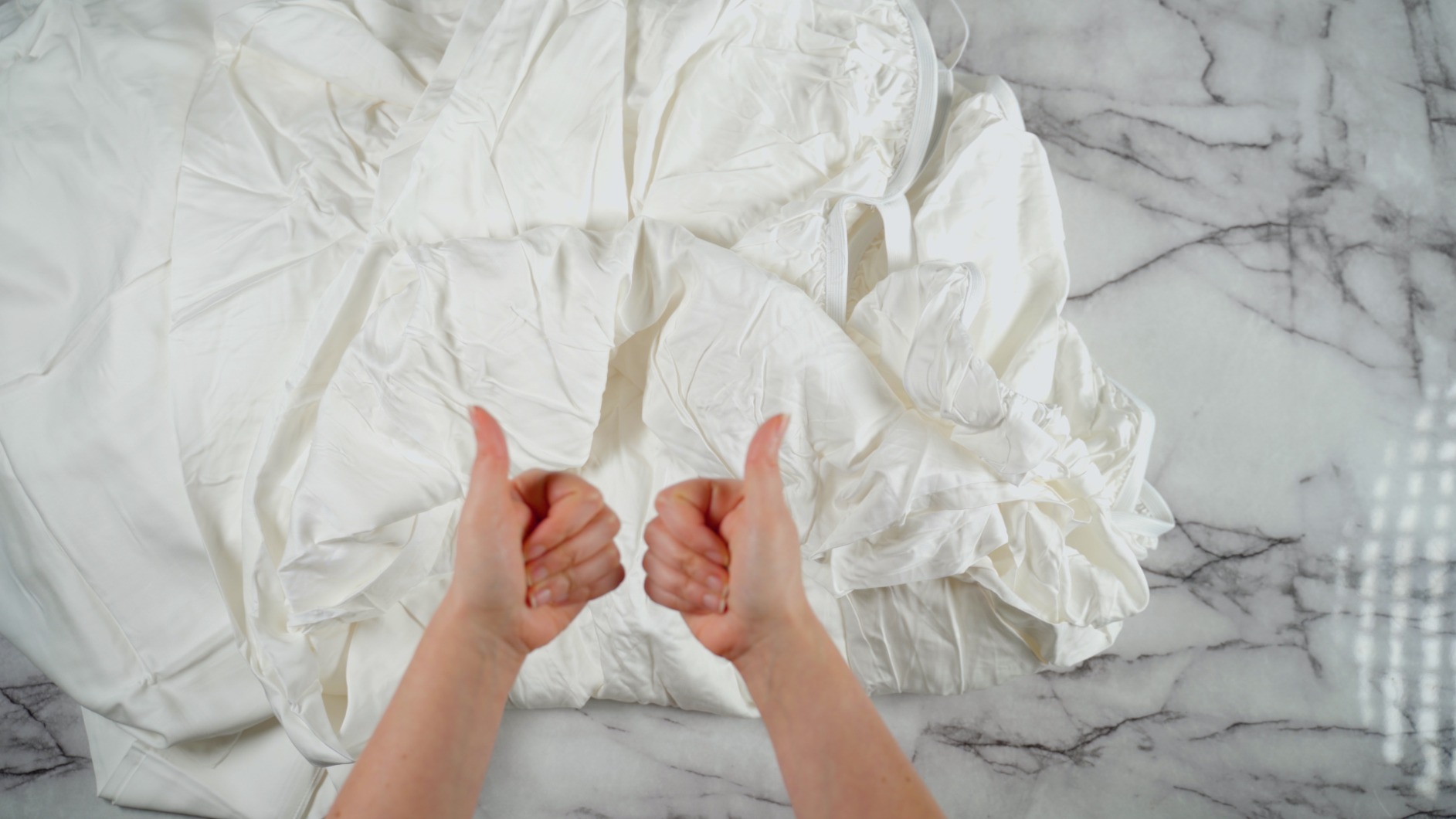 GOKOTTA King Bamboo Rayon Sheets Set, Silky Soft Cooling Sheets Stay Put customer photo 1