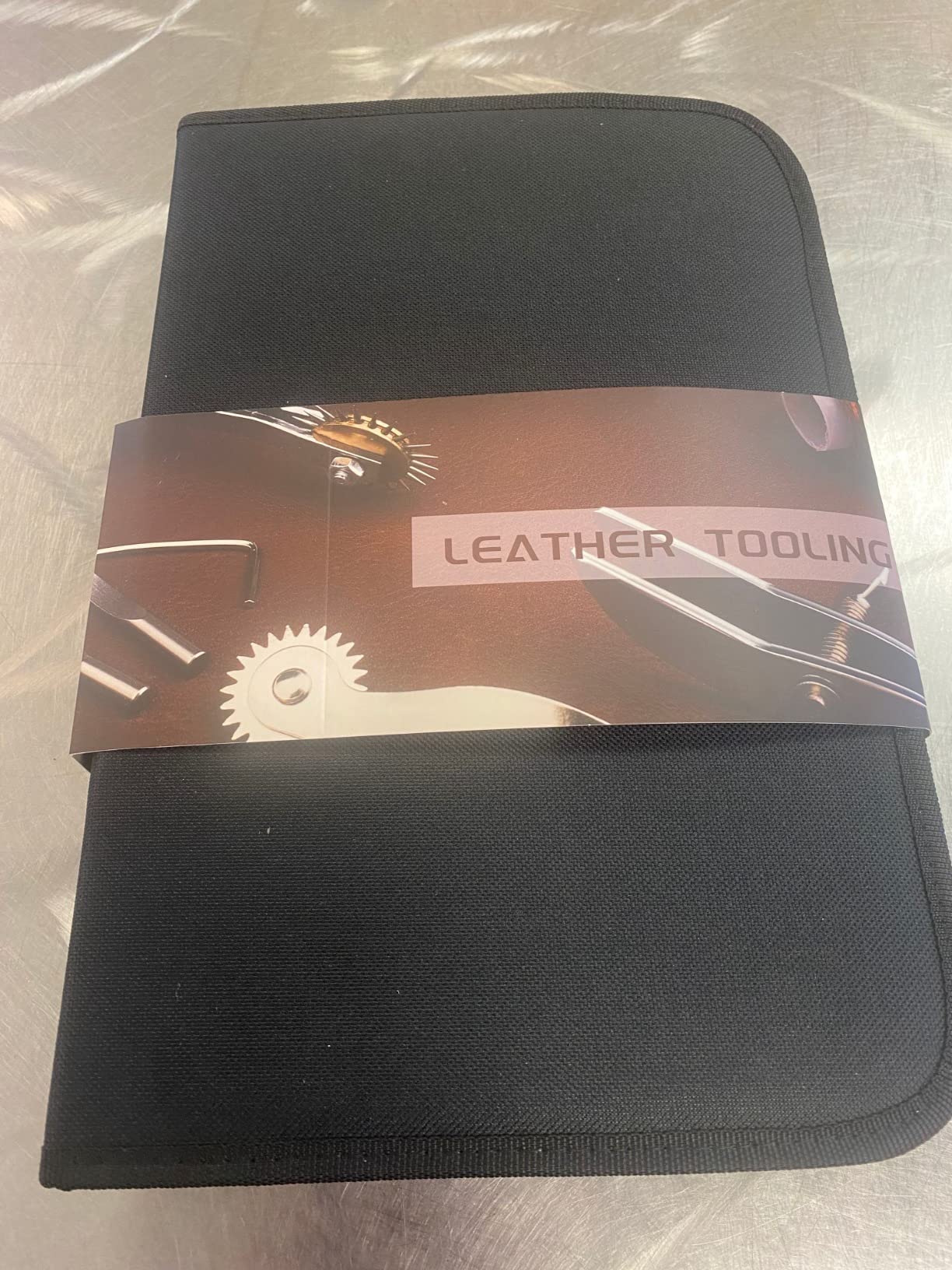 Jupean Leather Working Tools: Leather Tools for Leathers Working Kit | Leather Crafting Kit Leather Working Tools and Supplies with Stamping Tools Cutting Mat Prong Punch Waxed Thread Diy Craft customer photo 1
