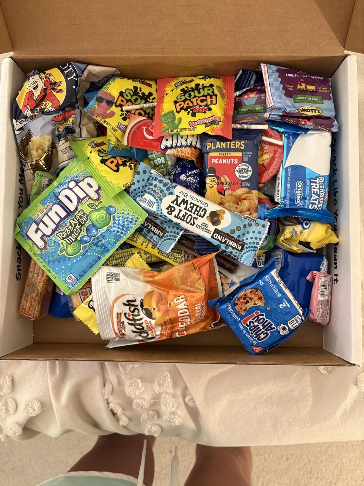 Snacks Variety Pack for Kids - 42 Count Snack Gift Basket by The LakeHouse customer photo 1