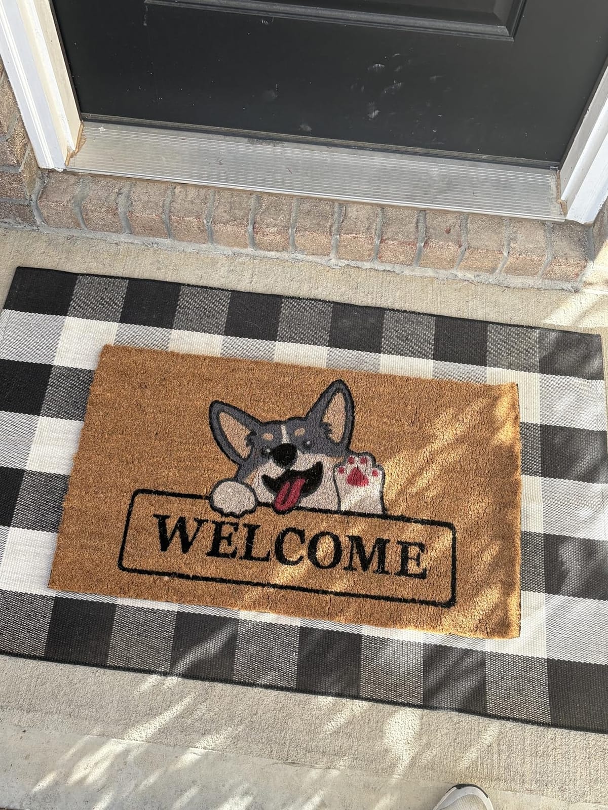 Coir Welcome Mat, Non-Slip, Colorful Birds, 17 x 29 in | 100% Natural Coir, Anti-Shedding, Durable PVC Backing, Traps Dirt and Mud, Indoor and Outdoor Entryway, Easy to Clean customer photo 2