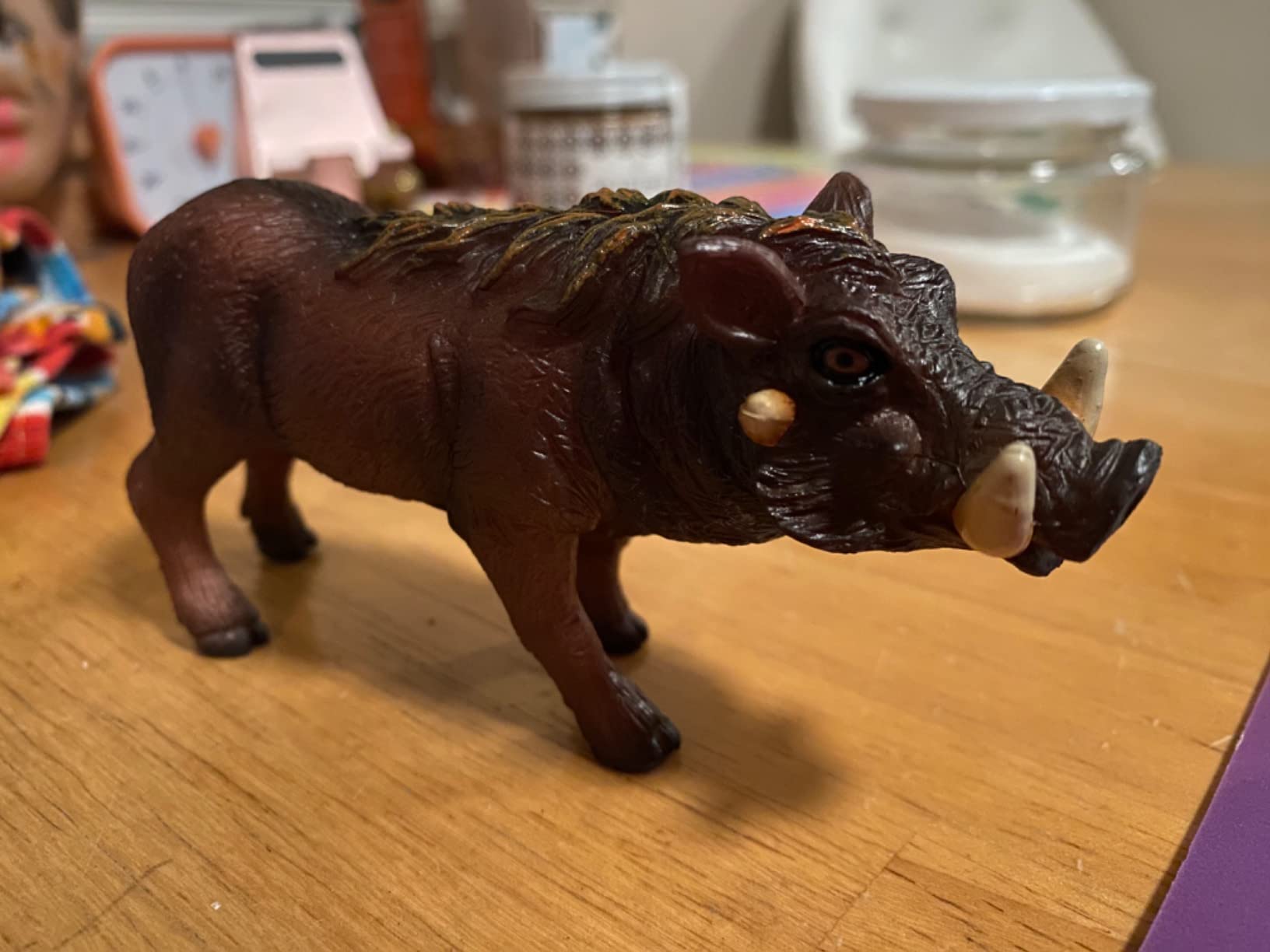 Gemini&Genius Warthog Toy, Safari Animal Figurine, Wildlife Warthog Figure customer photo 2