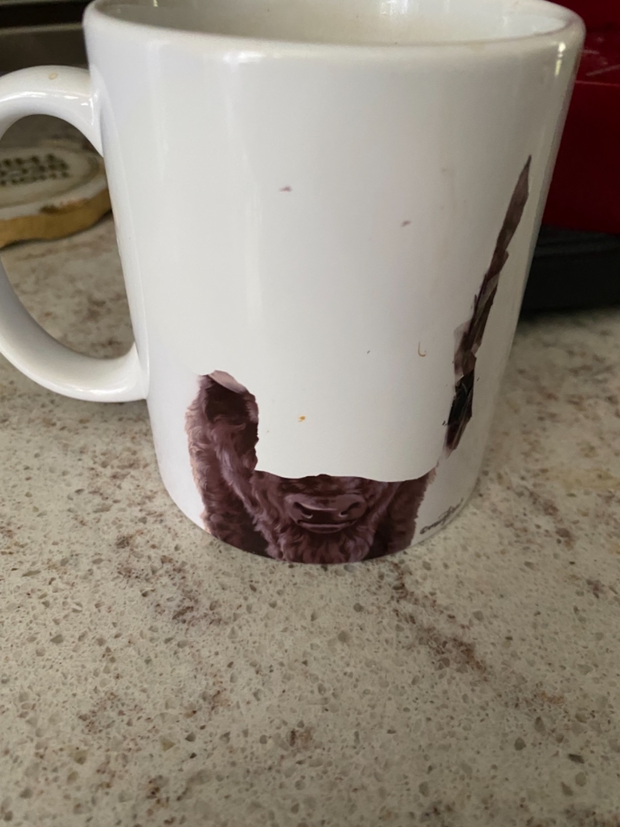 MUGBREW Cute Animal Red Tomato Frog Ceramic Coffee Mug Tea Cup, 11 OZ customer photo 1