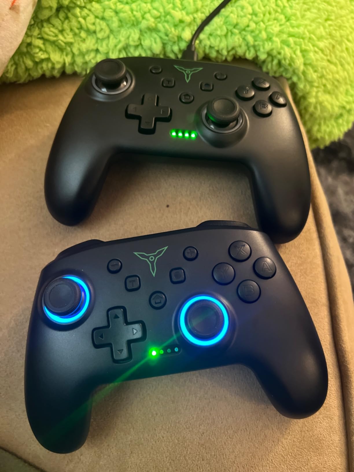 ELISWEEN Switch Controller, Wireless Switch Controller Compatible with Switch Controller 1/Switch 2/Switch Lite/OLED, Wireless Switch Controllers Work with iOS/Android/PC with RGB Light, Programmable customer photo 2