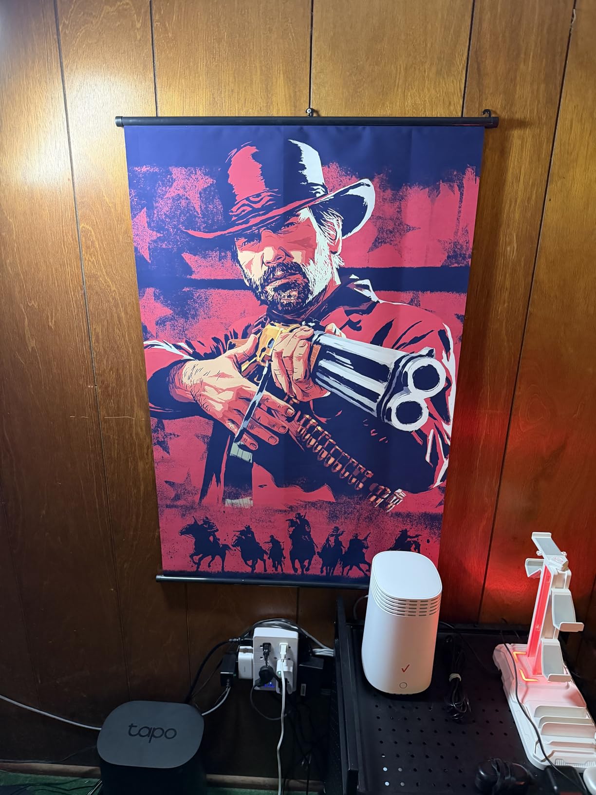 Tina Art Redemption Morgan Gaming Cool Large Framed Poster with hooks 24x36 INCH for gamer 90x60cm customer photo 1