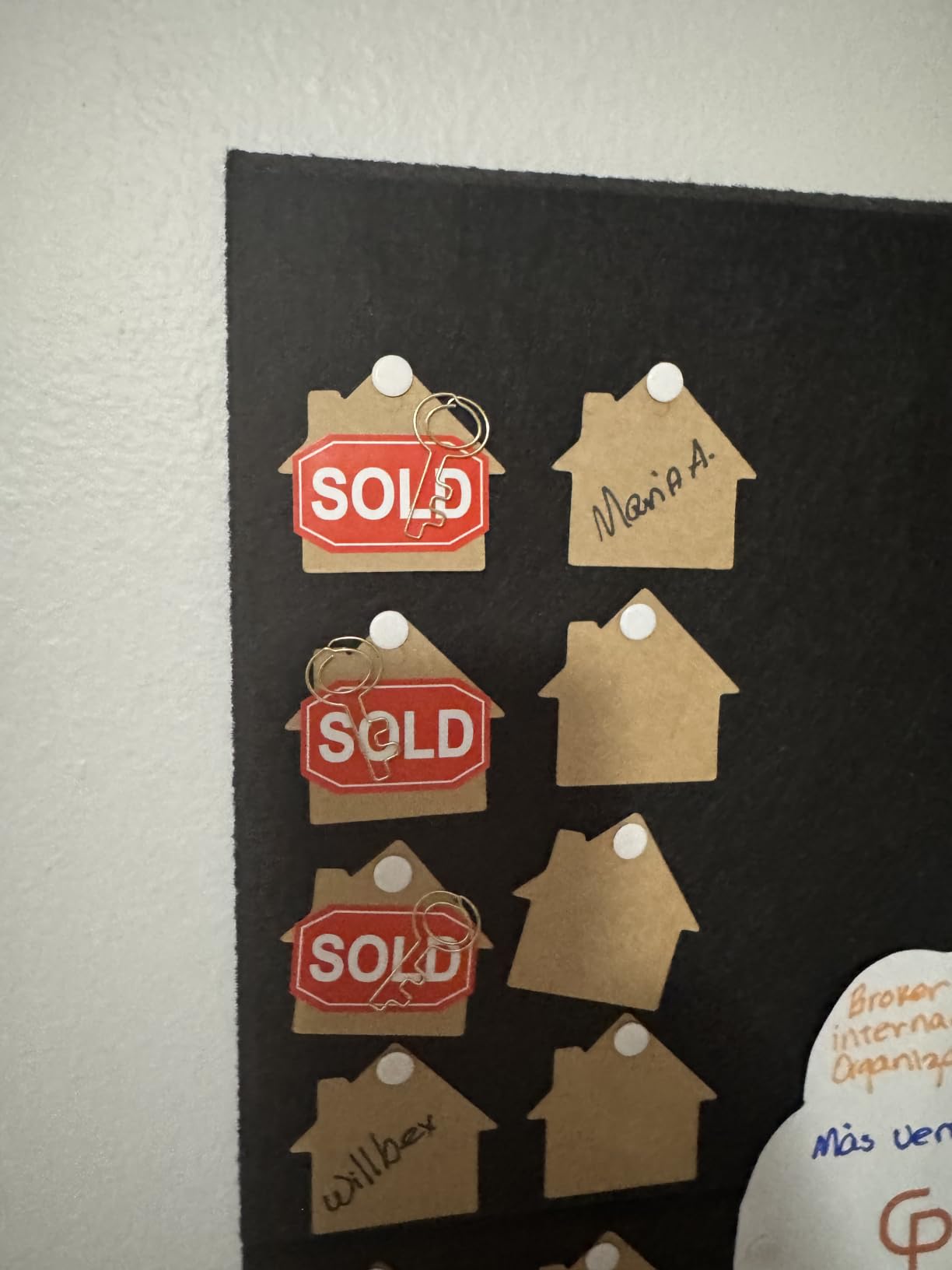 Gueevin 100 Pack House and Key Shaped Paper Clips with 2 Boxes, Gold customer photo 1