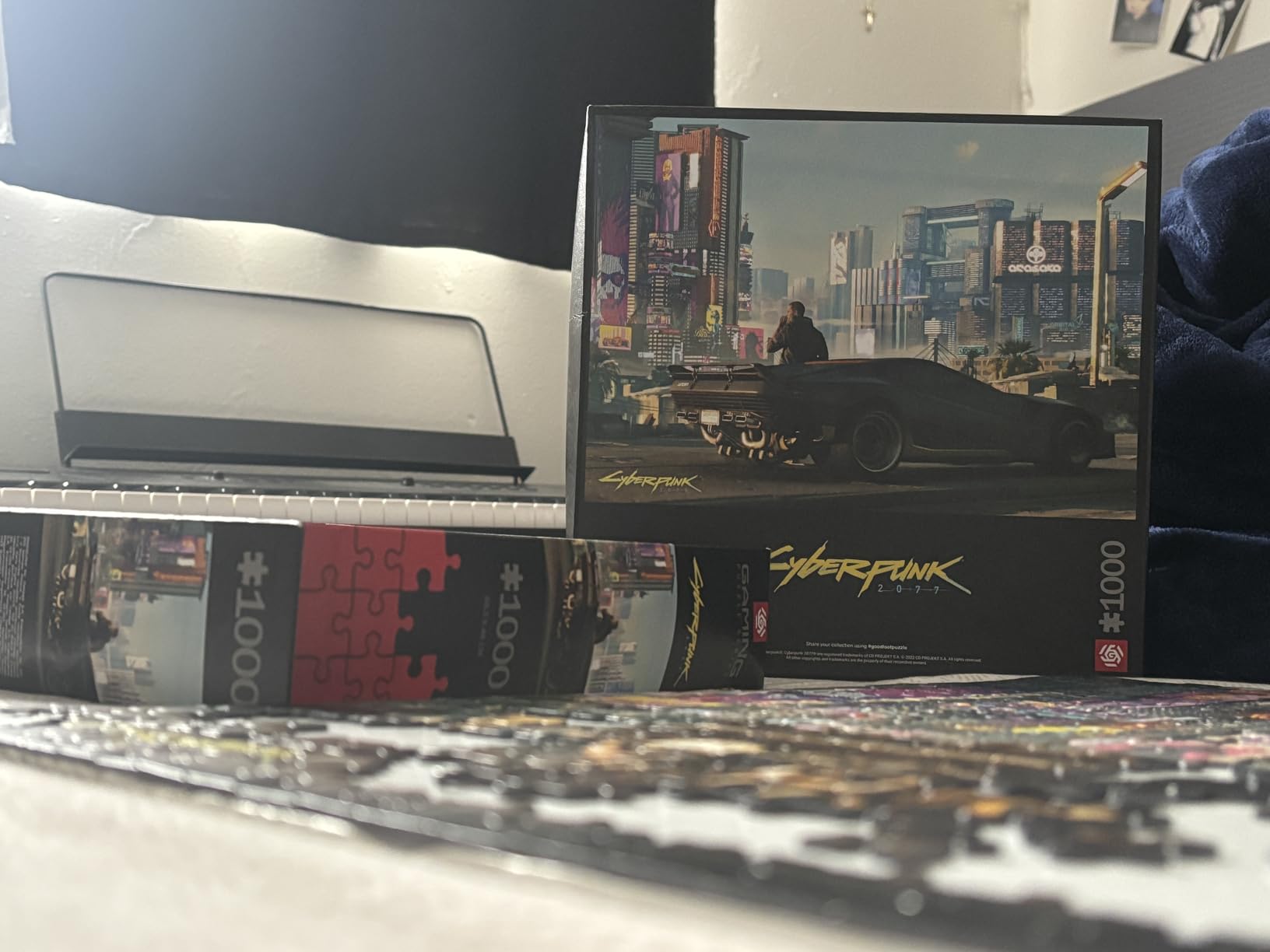 Good Loot Gaming Puzzle Cyberpunk 2077 Mercenary On The Rise Jigsaw Puzzles Computer Game Puzzles For Teens And Adults Leisure Ideas Inspired By A Computer Game 1000 Pieces 68x48cm customer photo 1