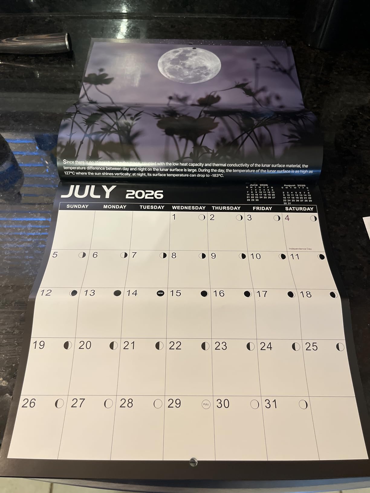 2027 Calendar - Wall Calendar 2027, 12 Months Calendar with Moon Phases customer photo 1