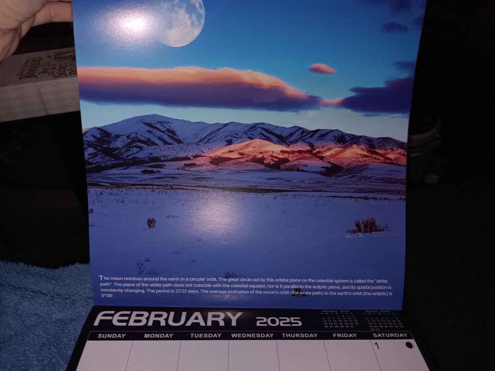 2027 Calendar - Wall Calendar 2027, 12 Months Calendar with Moon Phases customer photo 2