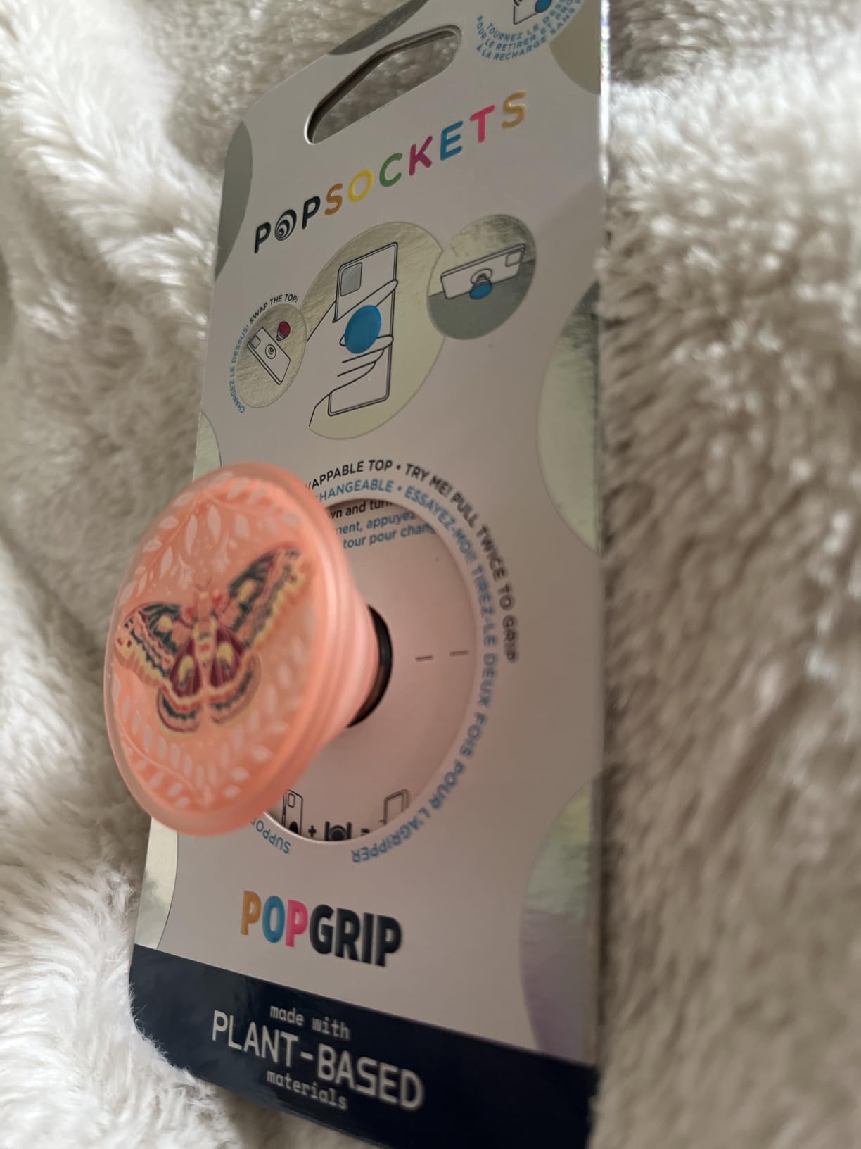 PopSockets Adhesive Phone Grip, Holder- Bee Boho | Secure Comfortable Hold, Anti-Drop, Kickstand, Bee, Western, Boho, Aesthetic customer photo 2