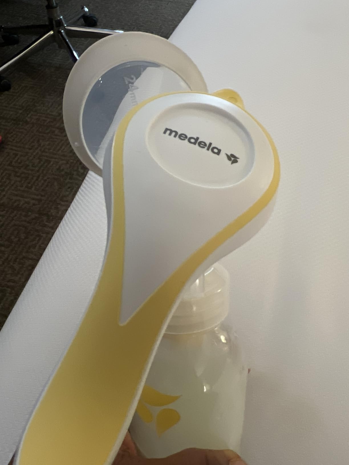 Medela Harmony Manual Breast Pump & Silicone Milk Collector Set, On-the-Go customer photo 1