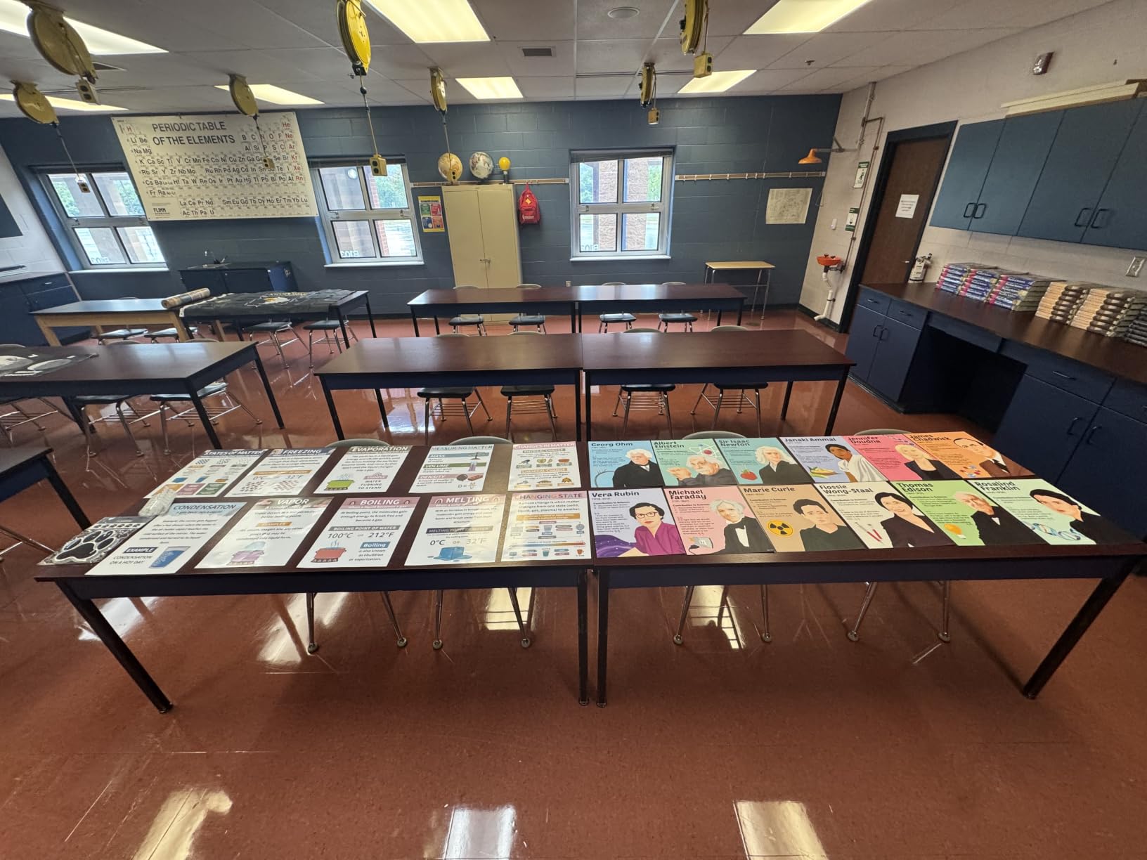 Decorably 12 Famous Scientist Science Posters for Classroom Decor, 11x14in customer photo 1