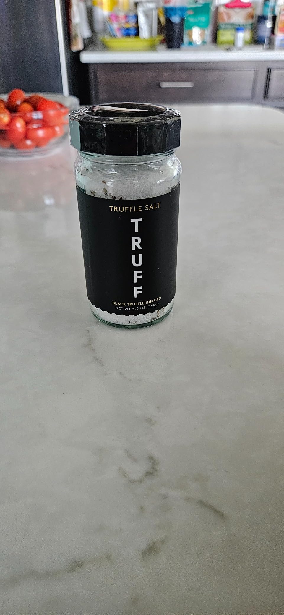 TRUFF Black Truffle Salt, 5.3 oz | Fine and Coarse Sea Salt customer photo 1